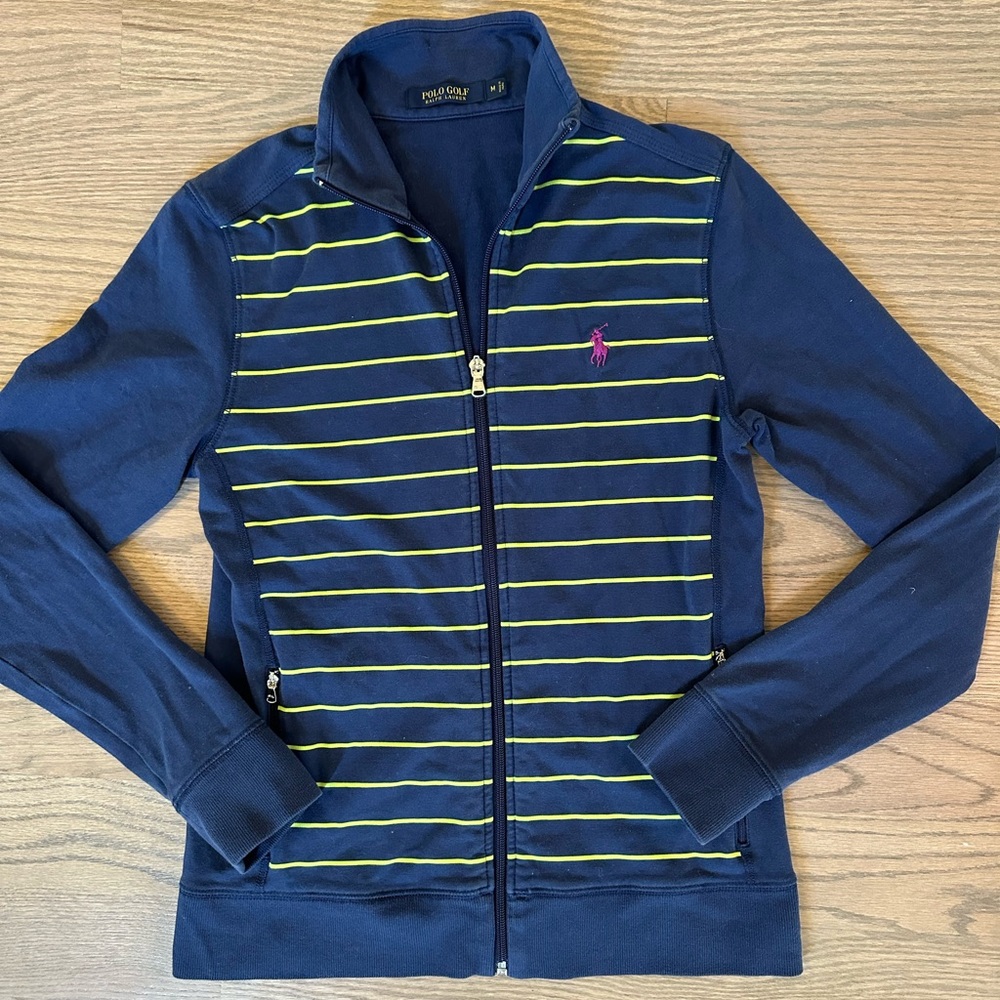 Polo Ralph Lauren Women’s Golf Striped Zip Up Jacket
